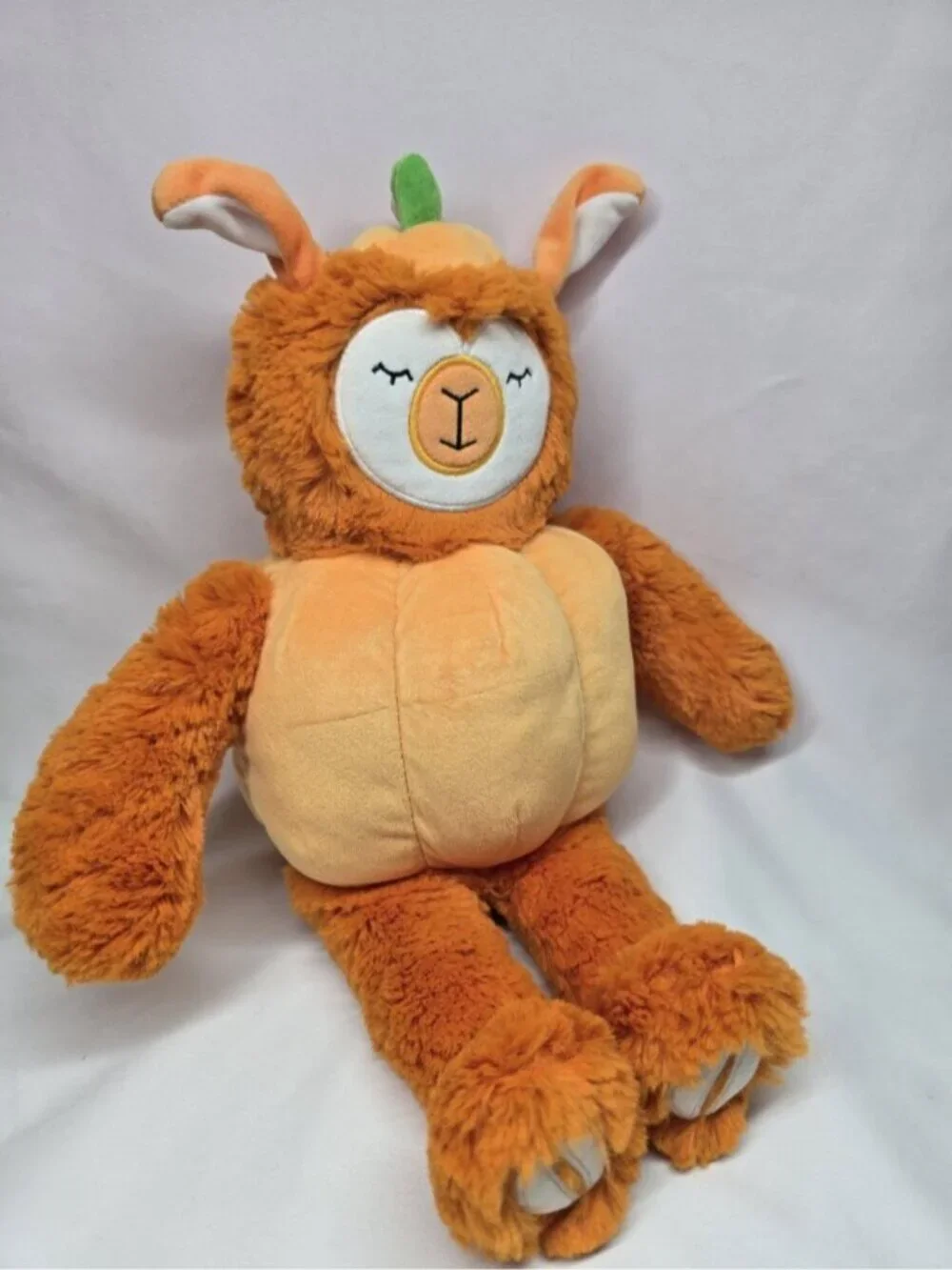 Slumberkins Pumpkin Alpaca Plush Halloween Stuffed Animal Toy